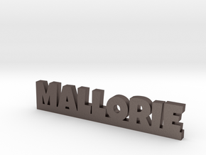MALLORIE Lucky in Polished Bronzed Silver Steel