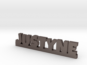 JUSTYNE Lucky in Polished Bronzed Silver Steel