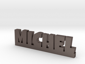 MICHEL Lucky in Polished Bronzed Silver Steel