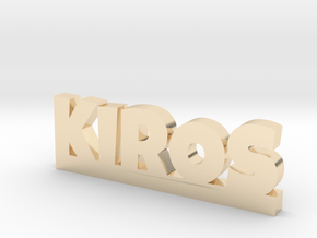 KIROS Lucky in 14k Gold Plated Brass