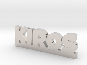 KIROS Lucky in Rhodium Plated Brass