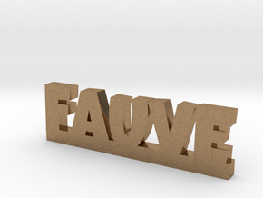 FAUVE Lucky in Natural Brass