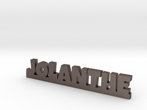 JOLANTHE Lucky in Polished Bronzed Silver Steel