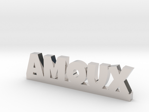 AMOUX Lucky in Rhodium Plated Brass