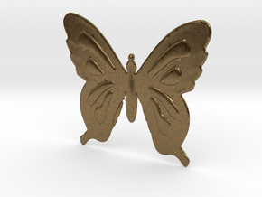 Butterfly Necklace in Natural Bronze