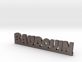 BAUDOUIN Lucky in Polished Bronzed Silver Steel