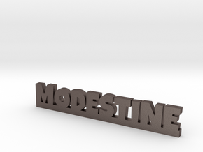 MODESTINE Lucky in Polished Bronzed Silver Steel