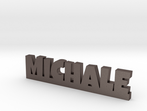MICHALE Lucky in Polished Bronzed Silver Steel