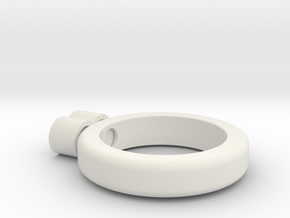 eternity ring in White Natural Versatile Plastic
