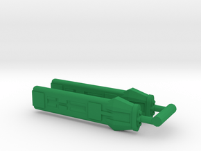 KWC Type C Klingon Warp Nacelle in Green Processed Versatile Plastic
