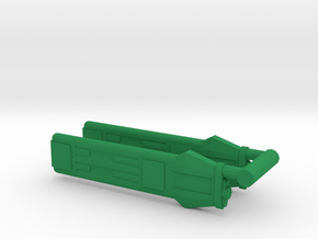 KWB Type B Klingon Warp Nacelle in Green Processed Versatile Plastic