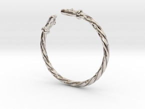 Bracelet Viking in Rhodium Plated Brass
