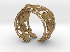 Bracelet KI in Polished Gold Steel