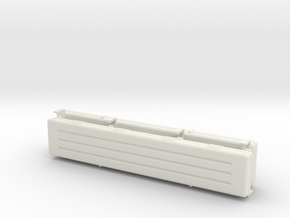 1/16 scale Whirbelwind spare barrel storage boxes. in White Natural Versatile Plastic