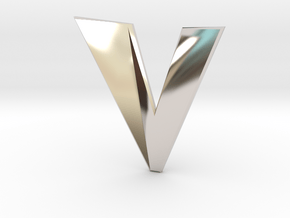 Distorted letter V in Platinum