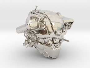 Halo 5 Argus/linda helmet mcfarlane scale in Rhodium Plated Brass