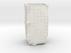 Organic Vase in Aluminum: 1:8