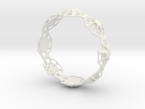 Bracelet LK in White Natural Versatile Plastic