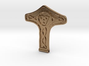 Thors Hammer A in Natural Brass