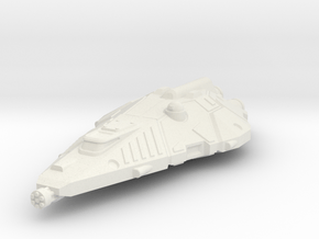 Terran Fighter, Flying in White Natural Versatile Plastic