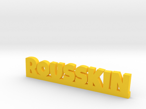 ROUSSKIN Lucky in Yellow Processed Versatile Plastic