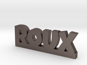 ROUX Lucky in Polished Bronzed Silver Steel