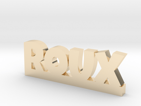ROUX Lucky in 14k Gold Plated Brass