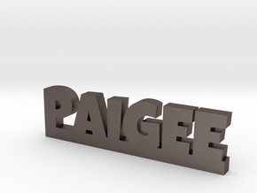 PAIGEE Lucky in Polished Bronzed Silver Steel