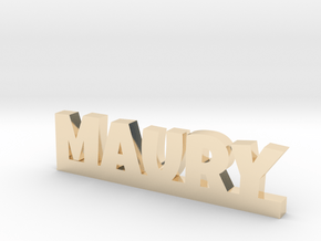 MAURY Lucky in 14k Gold Plated Brass