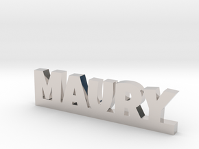 MAURY Lucky in Rhodium Plated Brass