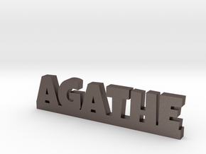 AGATHE Lucky in Polished Bronzed Silver Steel