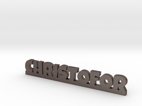 CHRISTOFOR Lucky in Polished Bronzed Silver Steel