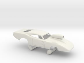 1/25 69 Daytona Pro Mod W Vents W Scoop in White Natural Versatile Plastic