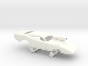 1/43 69 Daytona Pro Mod W Vents W Scoop in White Processed Versatile Plastic