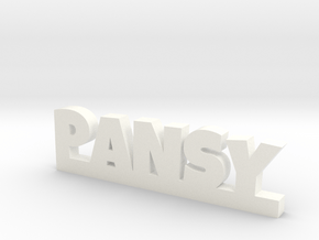 PANSY Lucky in White Processed Versatile Plastic