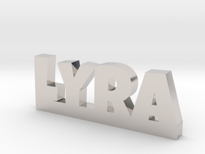 LYRA Lucky in Rhodium Plated Brass