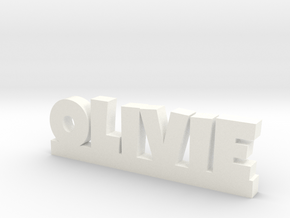 OLIVIE Lucky in White Processed Versatile Plastic