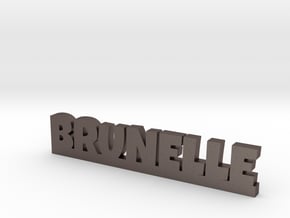 BRUNELLE Lucky in Polished Bronzed Silver Steel