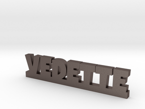 VEDETTE Lucky in Polished Bronzed Silver Steel