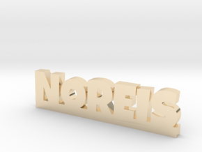 NOREIS Lucky in 14k Gold Plated Brass