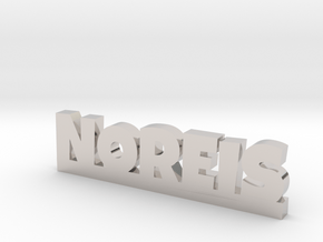 NOREIS Lucky in Rhodium Plated Brass
