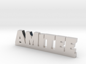 AMITEE Lucky in Rhodium Plated Brass