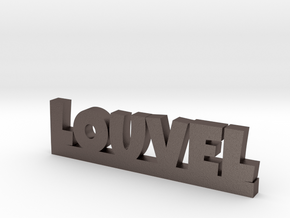 LOUVEL Lucky in Polished Bronzed Silver Steel