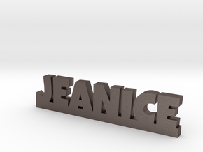 JEANICE Lucky in Polished Bronzed Silver Steel