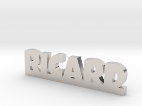 RICARD Lucky in Rhodium Plated Brass