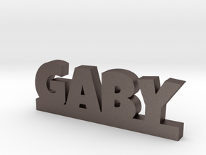 GABY Lucky in Polished Bronzed Silver Steel