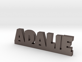 ADALIE Lucky in Polished Bronzed Silver Steel