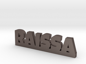 RAISSA Lucky in Polished Bronzed Silver Steel