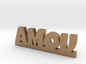 AMOU Lucky in Natural Brass