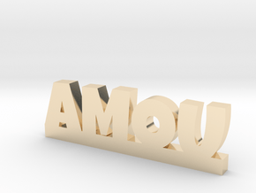 AMOU Lucky in 14k Gold Plated Brass